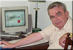 John Jarvis, co-creator and inventor of StoryCraft Software, at his studio